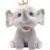Screenshot Royal Elephant Plush Toy with Crown – Soft, Adorable & Perfect Gift for Kids