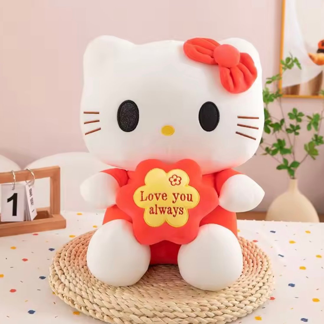 Hello Kitty Love Plush Toy – “Love You Always” Soft Cuddly Gift for Kids & Loved Ones - Image 5