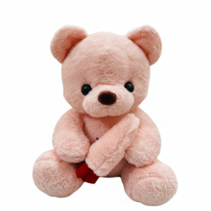 Cuddly Love Bear Plush Toy – Available in Pink & Grey