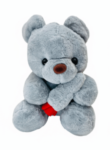 IMG_9787 Cuddly Love Bear Plush Toy – Available in Pink & Grey