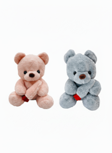 IMG_9788 Cuddly Love Bear Plush Toy – Available in Pink & Grey