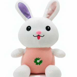Adorable Bunny Plush Toy in Purple Dress – Soft Stuffed Rabbit for Kids & Gifts