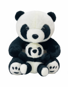 Adorable Panda with Baby Plush Set – Soft Mother & Baby Panda Toy for Kids