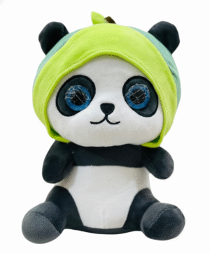 IMG_9811 Green Hood Panda Plush Toy – Adorable, Soft & Perfect Hug Buddy for Kids