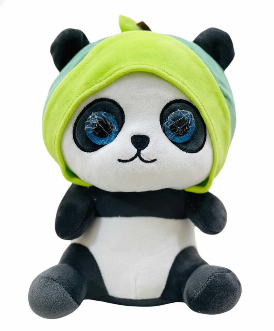 Green Hood Panda Plush Toy – Adorable, Soft & Perfect Hug Buddy for Kids