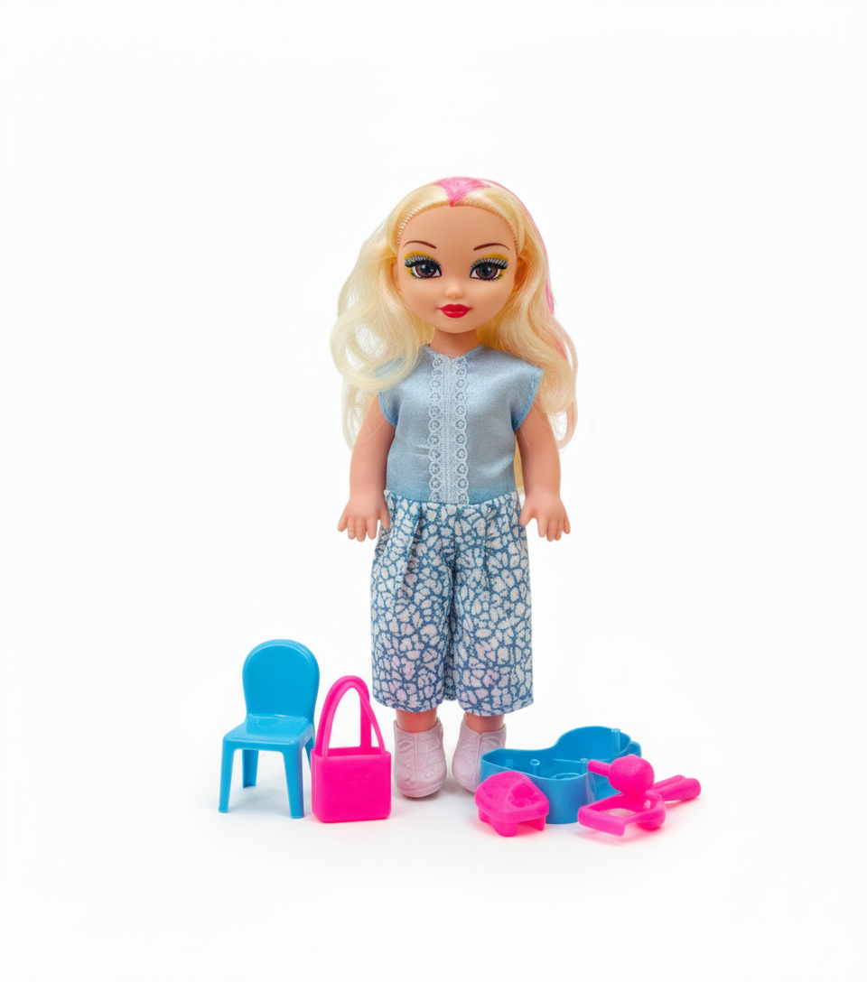Fashion Doll with Accessories – Stylish Playset for Kids - Image 2