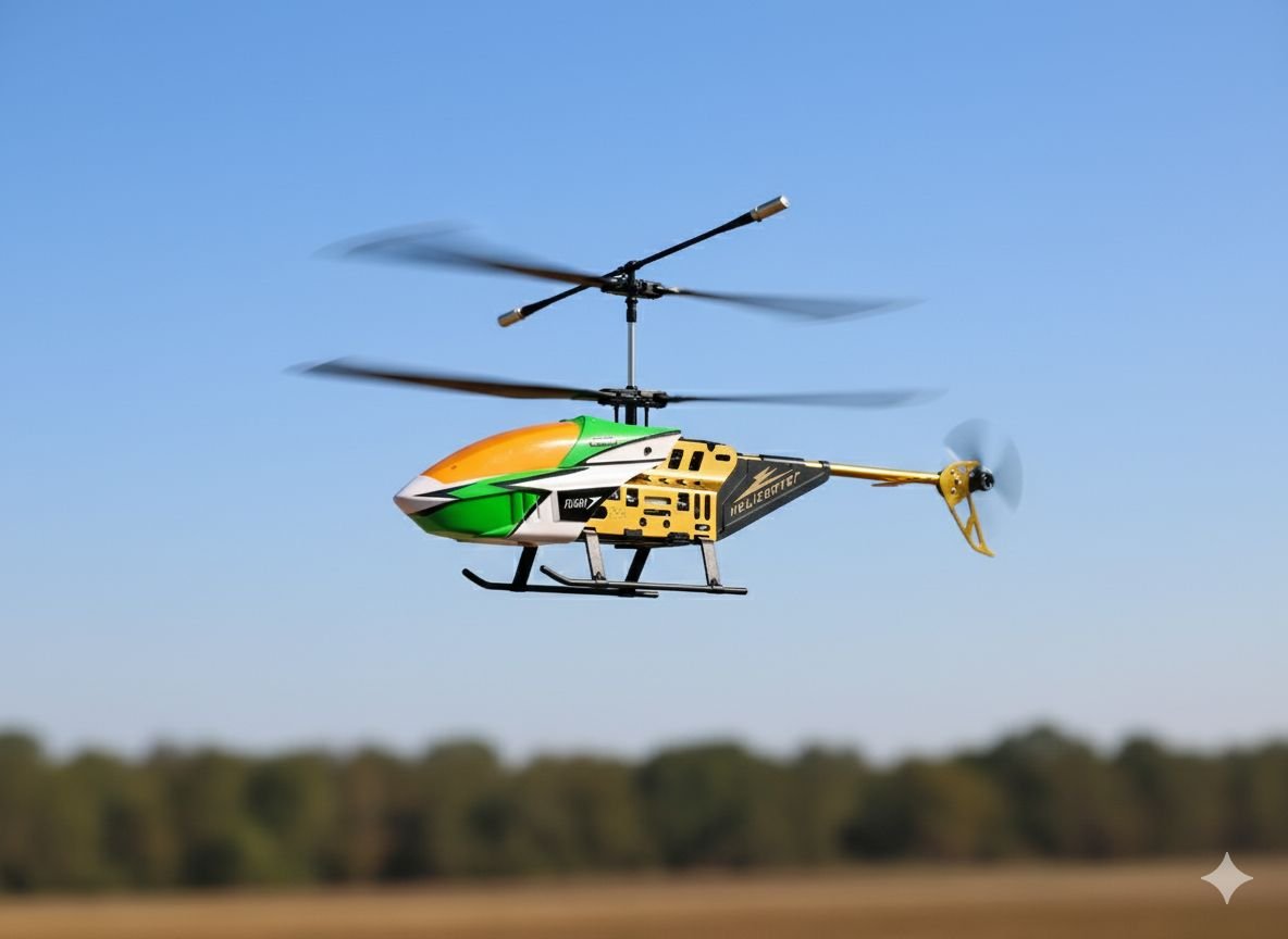 Flight 7 Remote Control Helicopter – Rechargeable Toy Drone for Kids