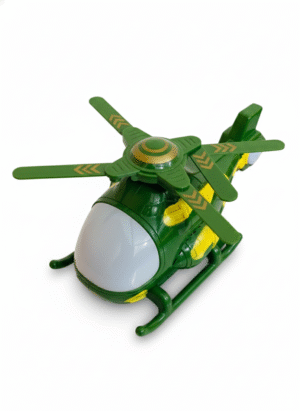 Kids Electronic Airplane Toy with Music Autopilot Rotation Flashing Lights - Interactive Tank Helicopter Plane Gift for Children