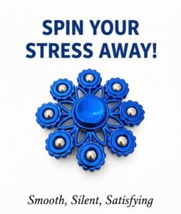 Metal Flower Fidget Spinner