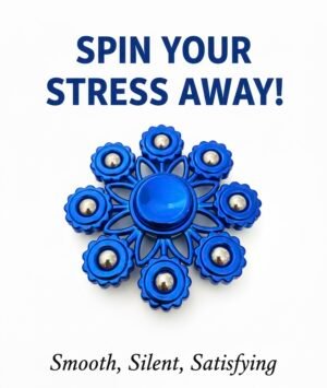 IMG_3495 Metal Flower Fidget Spinner