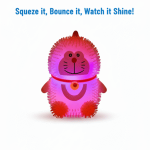 Light-Up Squishy Doremon Toy With Sound