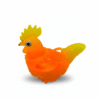 Glow-Up Squeeze Hen Toy with Sound for Kids