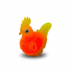 Glow-Up Squeeze Hen Toy with Sound for Kids