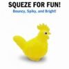 Glow-Up Squeeze Hen Toy with Sound for Kids