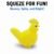 Glow-Up Squeeze Hen Toy with Sound for Kids
