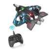 2.4G remote control fighter electric foam glider stunt tumbling UAV hovering helicopter with LED colorful lights aircraft model