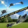 2.4G remote control fighter electric foam glider stunt tumbling UAV hovering helicopter with LED colorful lights aircraft model
