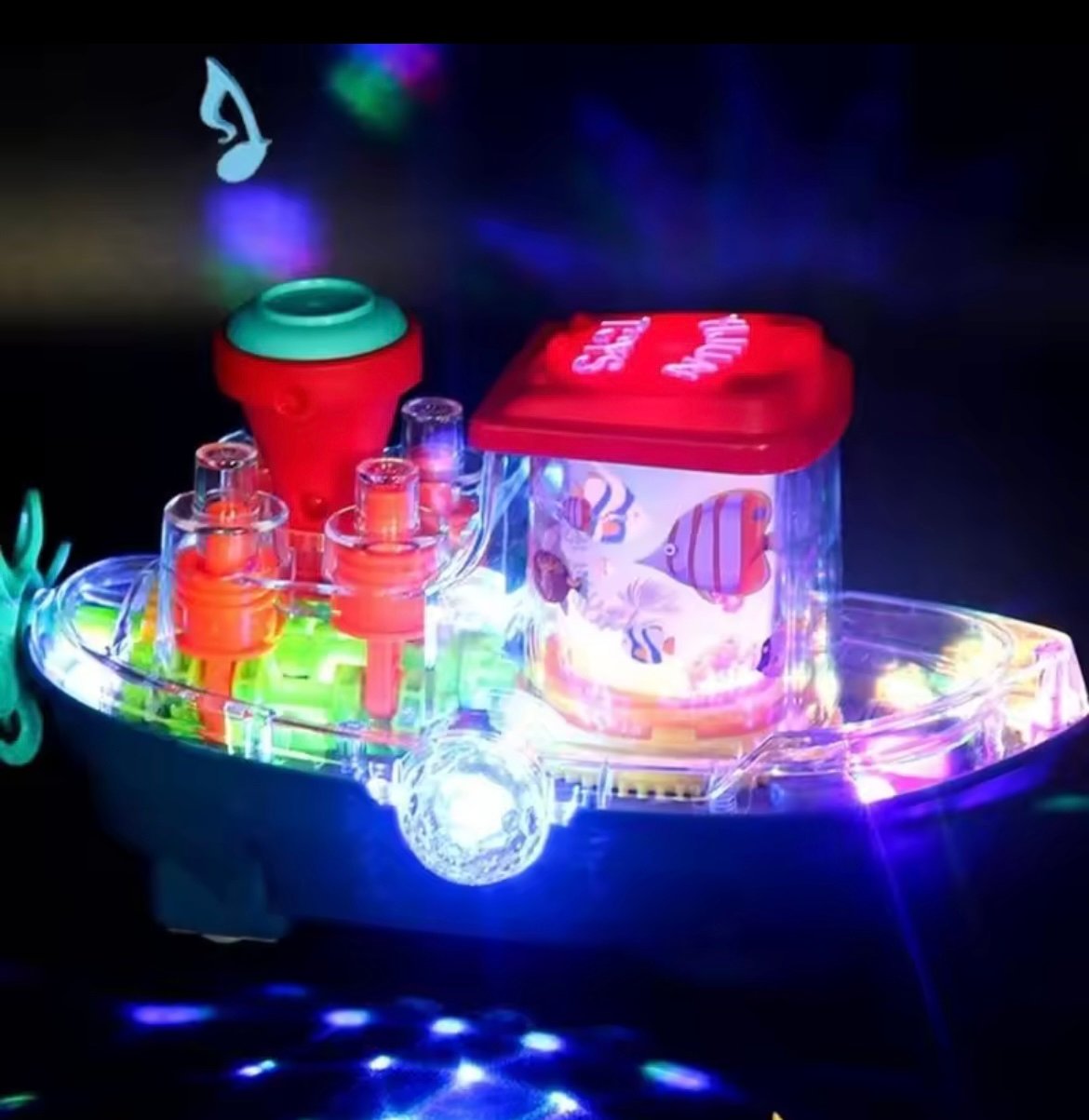 Sound Light Toy for Kids Electric Boat Musical Ship Gift for 3+ Years Boys Girls - Image 5