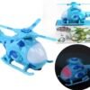 Kids Electronic Airplane Toy with Music Autopilot Rotation Flashing Lights - Interactive Tank Helicopter Plane Gift for Children